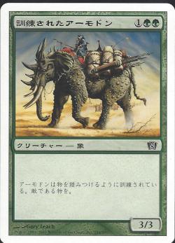 【JPN】【Foil】《訓練されたアーモドン/Trained Armodon》[8ED]