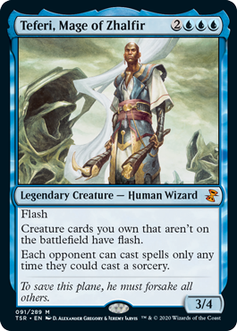【ENG】《ザルファーの魔道士、テフェリー/Teferi, Mage of Zhalfir》[TSR]