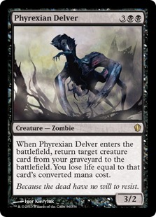 【ENG】《ファイレクシアの発掘者/Phyrexian Delver》[C13]