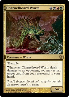【ENG】《納骨蔵のワーム/Charnelhoard Wurm》[C13]