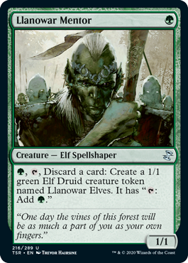 【ENG】《ラノワールの助言者/Llanowar Mentor》[TSR]