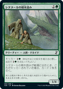 【JPN】【Foil】《シタヌールの樹木読み/Citanul Woodreaders》[TSR]