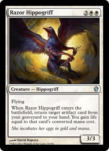 【ENG】《剃刀のヒポグリフ/Razor Hippogriff》[C13]