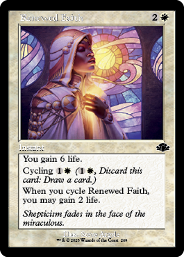 【ENG】【Foil】■旧枠■《新たな信仰/Renewed Faith》[DMR]