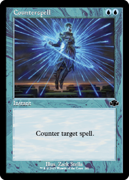 【ENG】【Foil】■旧枠■《対抗呪文/Counterspell》[DMR]