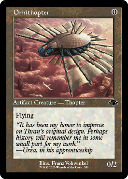 【ENG】【Foil】■旧枠■《羽ばたき飛行機械/Ornithopter》[DMR]