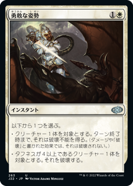 【JPN】《勇敢な姿勢/Valorous Stance》(263)[J22]