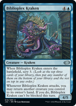 【ENG】《大図書棟のクラーケン/Biblioplex Kraken》[J22]