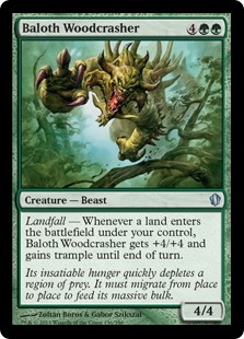 【ENG】《ベイロスの林壊し/Baloth Woodcrasher》[C13]