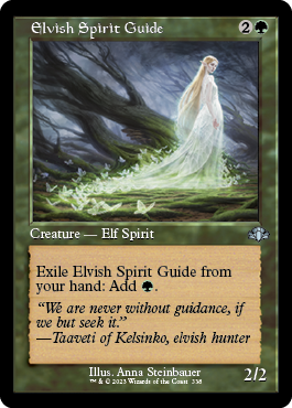 【ENG】■旧枠■《エルフの指導霊/Elvish Spirit Guide》[DMR]