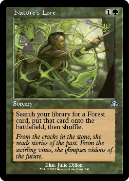【ENG】【Foil】■旧枠■《自然の知識/Nature's Lore》[DMR]