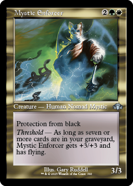 【ENG】【Foil】■旧枠■《秘教の処罰者/Mystic Enforcer》[DMR]