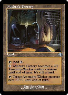 【ENG】【Foil】■旧枠■《ミシュラの工廠/Mishra's Factory》[DMR]