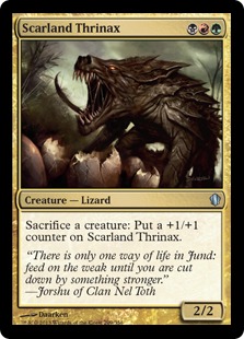 【ENG】《傷跡の地のトリナクス/Scarland Thrinax》[C13]