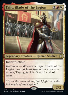 【ENG】《軍勢の刃、タージク/Tajic, Blade of the Legion》[DMC]