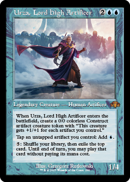 【ENG】■旧枠■《最高工匠卿、ウルザ/Urza, Lord High Artificer》[DMR]