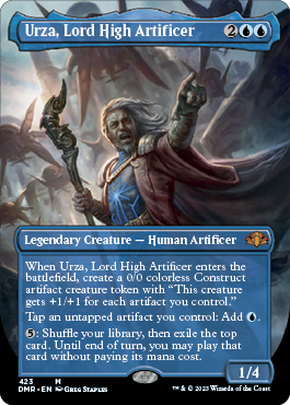 【ENG】■ボーダーレス■《最高工匠卿、ウルザ/Urza, Lord High Artificer》[DMR]