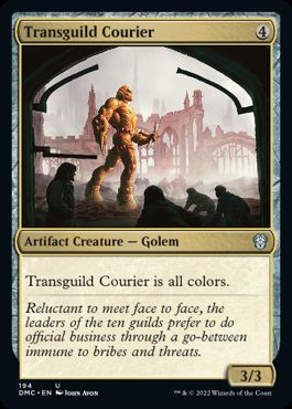 【ENG】《ギルド渡りの急使/Transguild Courier》[DMC]