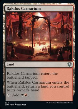 【ENG】《ラクドスの肉儀場/Rakdos Carnarium》[DMC]