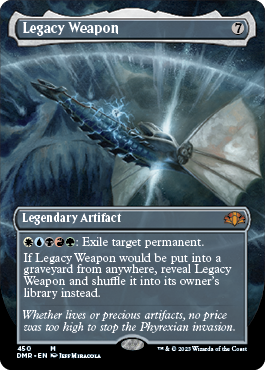 【ENG】【Foil】■ボーダーレス■《レガシーの兵器/Legacy Weapon》[DMR]
