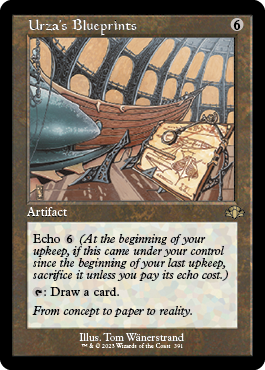 【ENG】■旧枠■《ウルザの青写真/Urza's Blueprints》[DMR]