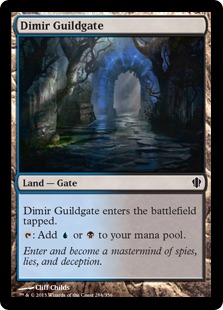 【ENG】《ディミーアのギルド門/Dimir Guildgate》[C13]