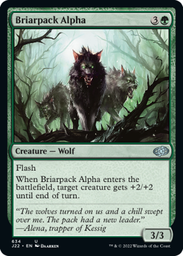 【ENG】《茨群れの頭目/Briarpack Alpha》[J22]