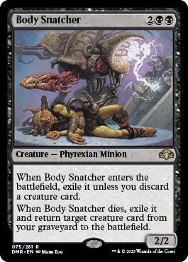 【ENG】《ボディ・スナッチャー/Body Snatcher》[DMR]