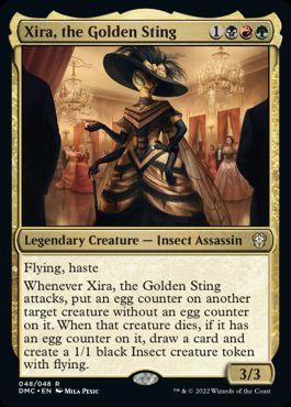 【ENG】【Foil】《黄金の一刺し、ジラ/Xira, the Golden Sting》[DMC]