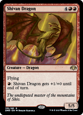 【ENG】《シヴ山のドラゴン/Shivan Dragon》[DMR]