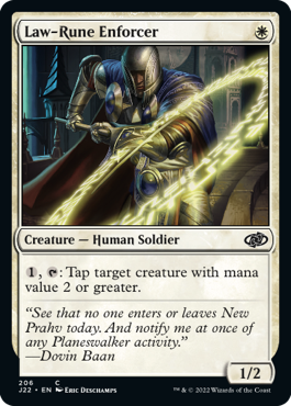 【ENG】《法ルーンの執行官/Law-Rune Enforcer》[J22]