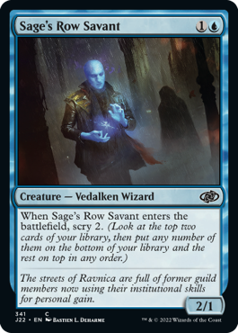 【ENG】《賢者街の学者/Sage's Row Savant》[J22]