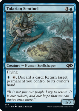 【ENG】《トレイリアの歩哨/Tolarian Sentinel》[J22]