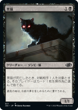 【JPN】《黒猫/Black Cat》[J22]