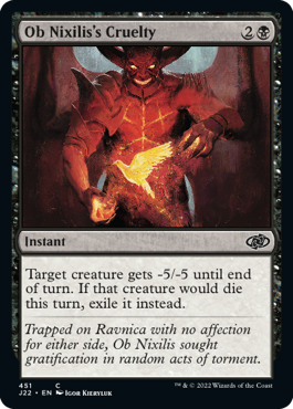 【ENG】《オブ・ニクシリスの残虐/Ob Nixilis's Cruelty》[J22]