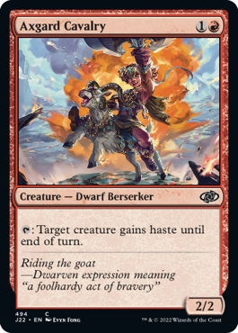 【ENG】《アクスガルドの騎兵/Axgard Cavalry》[J22]