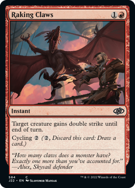 【ENG】《ひっかく鉤爪/Raking Claws》[J22]