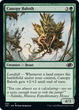 【ENG】《梢のベイロス/Canopy Baloth》[J22]