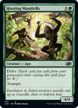 【ENG】《わめき騒ぐマンドリル/Hooting Mandrills》[J22]