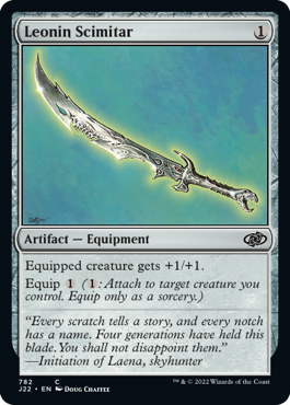 【ENG】《レオニンの円月刀/Leonin Scimitar》[J22]