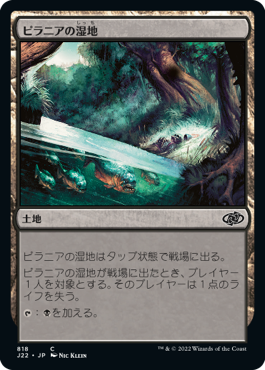 【JPN】《ピラニアの湿地/Piranha Marsh》[J22]