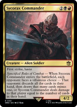 【ENG】《シコラックスの司令官/Sycorax Commander》[WHO]