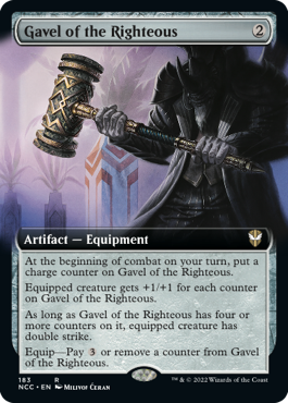 【ENG】■拡張アート■《裁きの木槌/Gavel of the Righteous》[NCC]