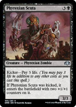 【ENG】《ファイレクシアの盾持ち/Phyrexian Scuta》[DMR]