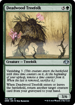 【ENG】《デッドウッドのツリーフォーク/Deadwood Treefolk》[DMR]