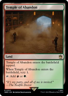 【ENG】【Foil】《奔放の神殿/Temple of Abandon》[WHO]