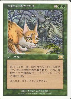 【JPN】《草陰の待ち伏せ/Waiting in the Weeds》[6ED]