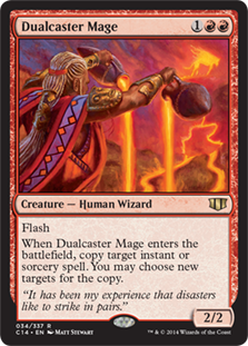 【ENG】《二重詠唱の魔道士/Dualcaster Mage》[C14]