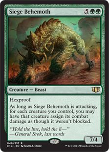 【ENG】《包囲ビヒモス/Siege Behemoth》[C14]