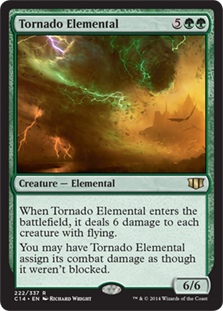 【ENG】《大竜巻の精霊/Tornado Elemental》[C14]